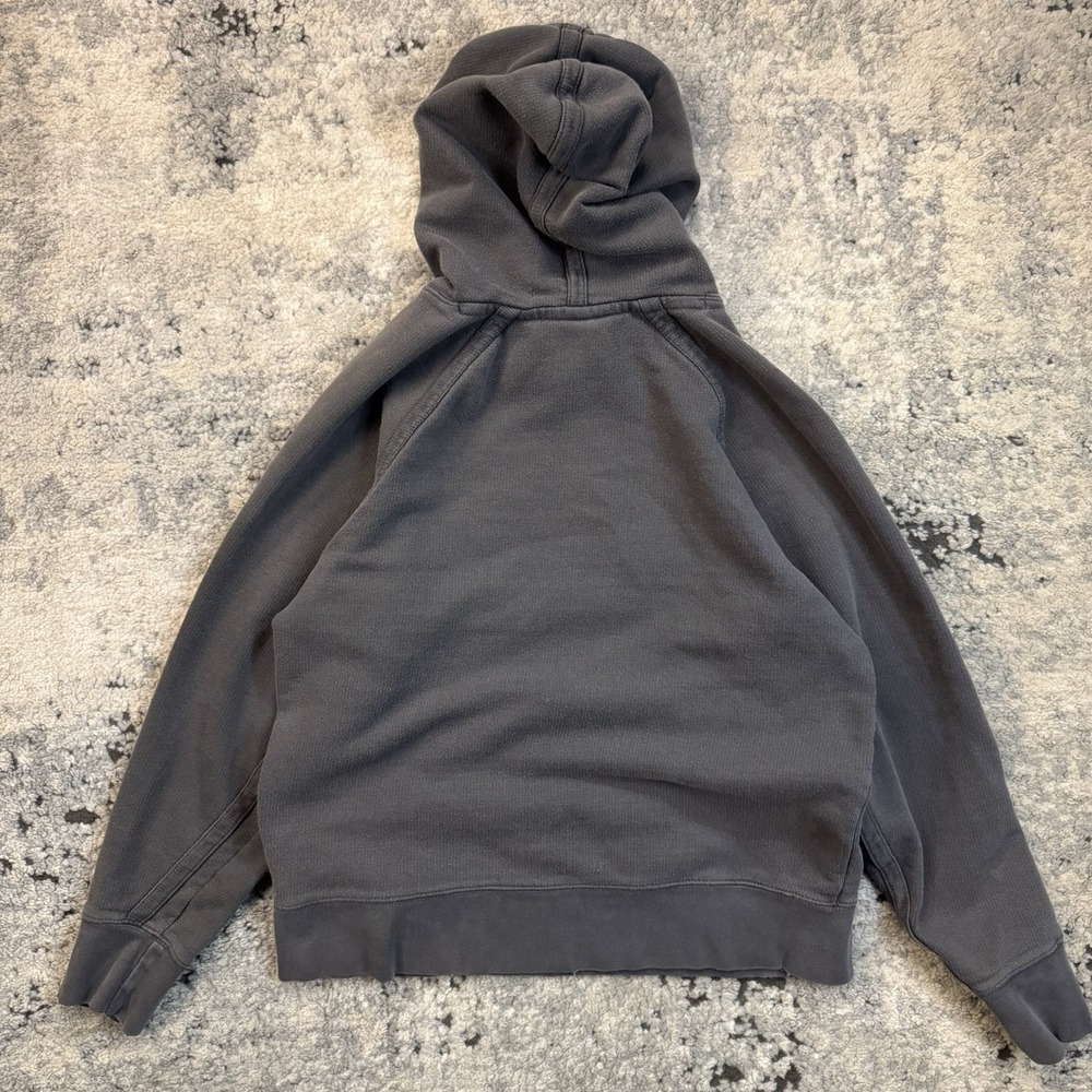 Y2K Old Navy LIVE Distressed Hoodie Size Medium Charcoal Gray - Picture 8 of 10